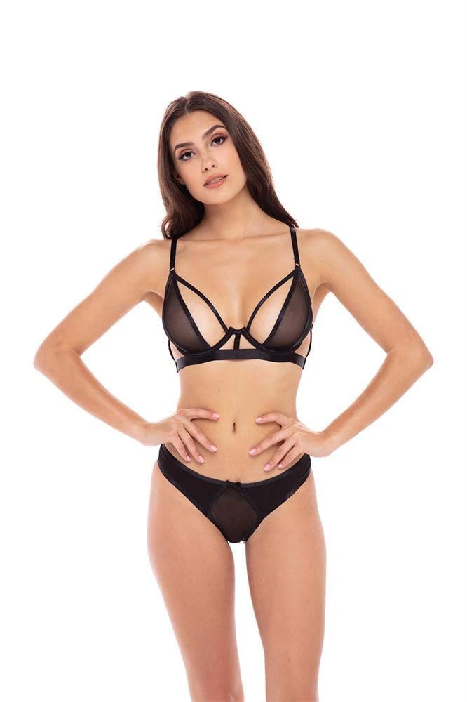 Completino Town 2 pezzi – nero | Rene Rofe Lingerie