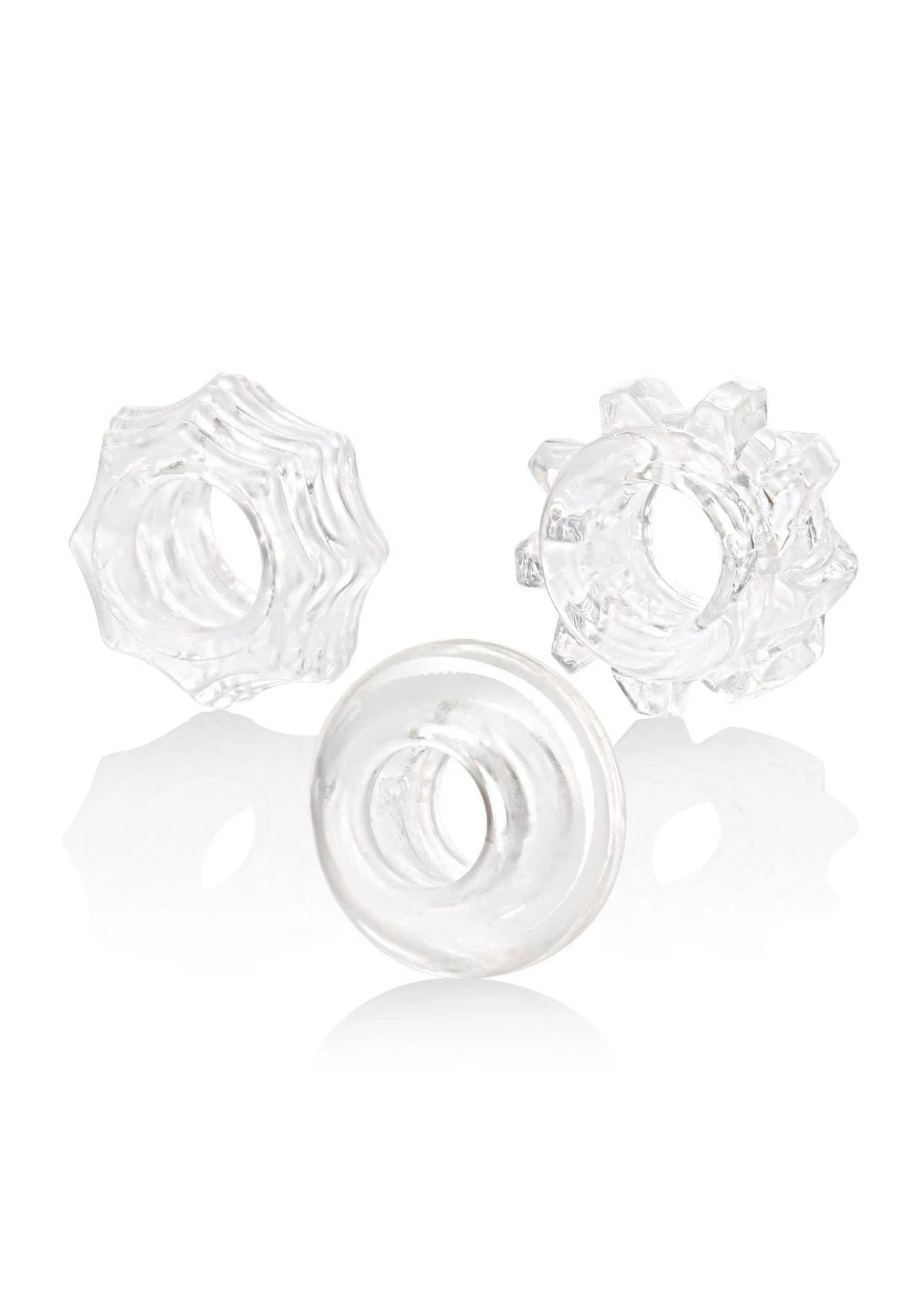 Anello fallico Reversible – trasparente | Calexotics