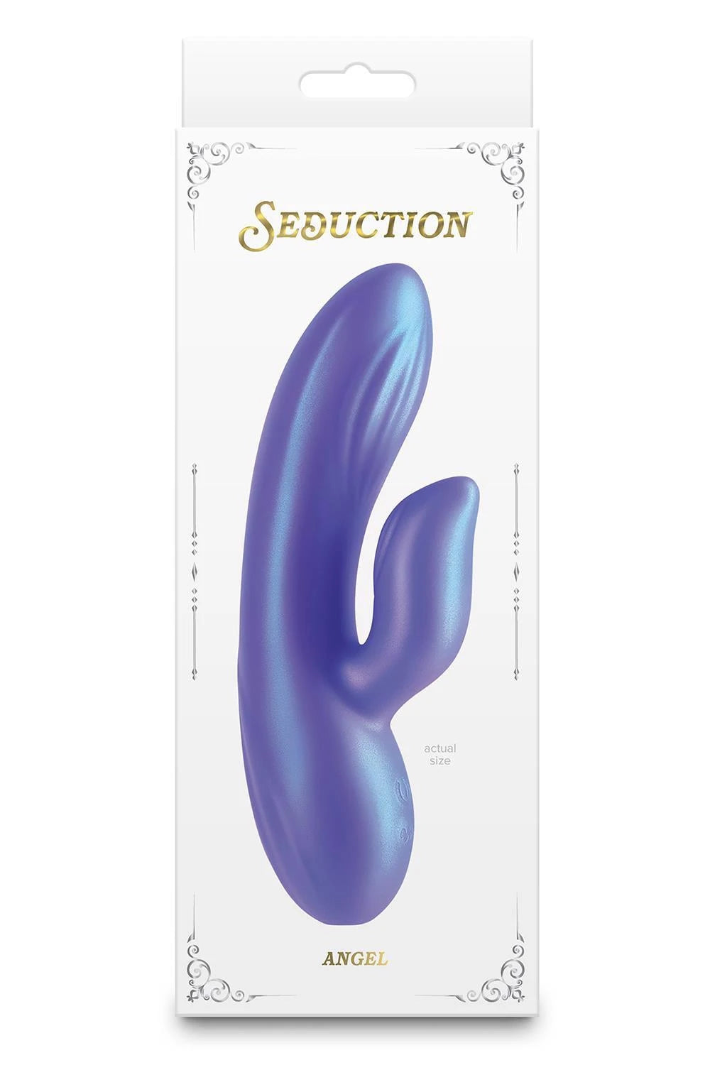 Vibromasseur rabbit Seduction Angel – bleu | NS Novelties