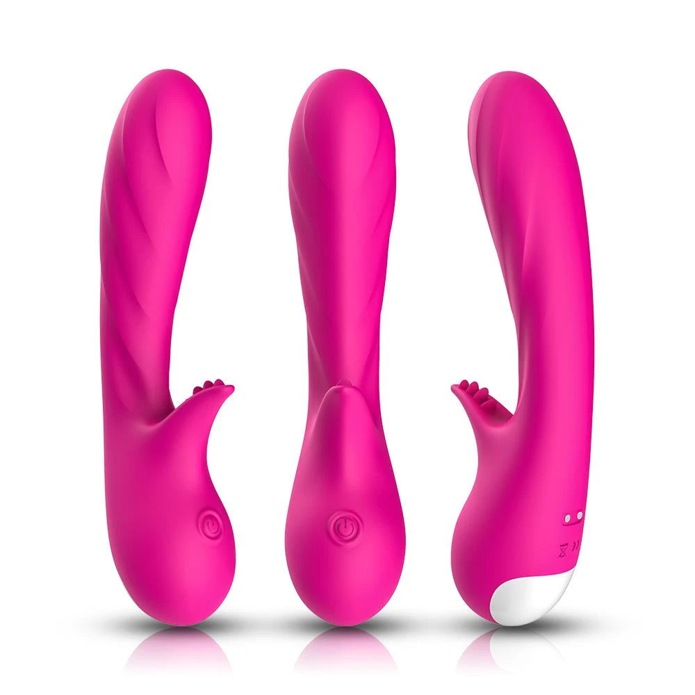 Rabbit vibrátor Romance 9 funkció – újratölthető, fukszia | Favorites
