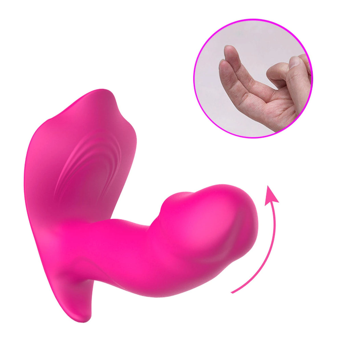 Stimulateur clitoridien Pulsator 10 fonctions – avec télécommande, rechargeable, fuchsia | Favorites