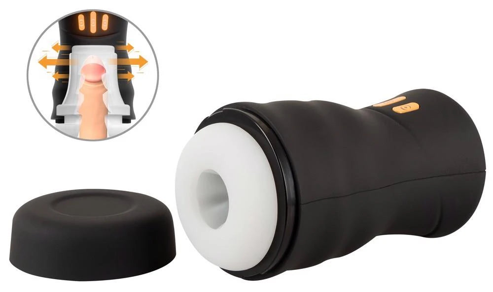 Masturbator Gyro 4 functions – rechargeable, black