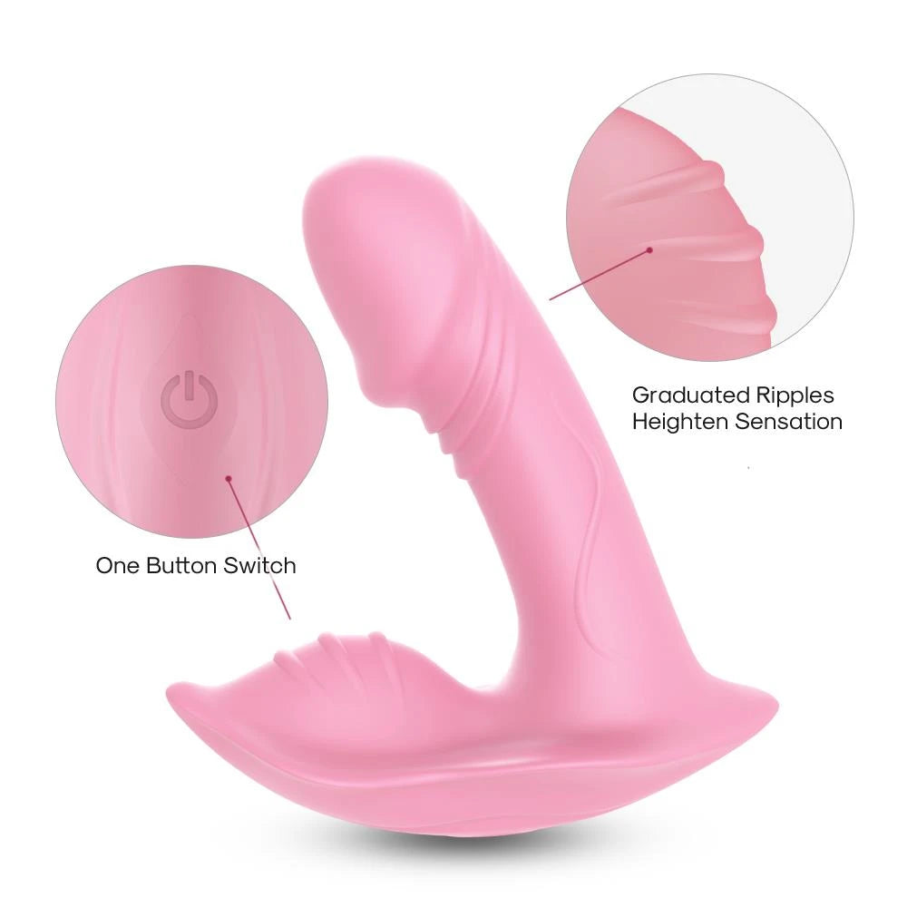 Vibromasseur point G Whistle 9 fonctions – avec télécommande, rechargeable, rose | Favorites