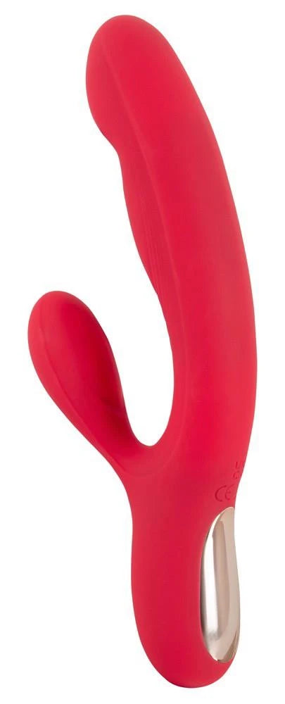 Vibratore rabbit Thumping 10 funzioni – ricaricabile, rosso | Sweet Smile