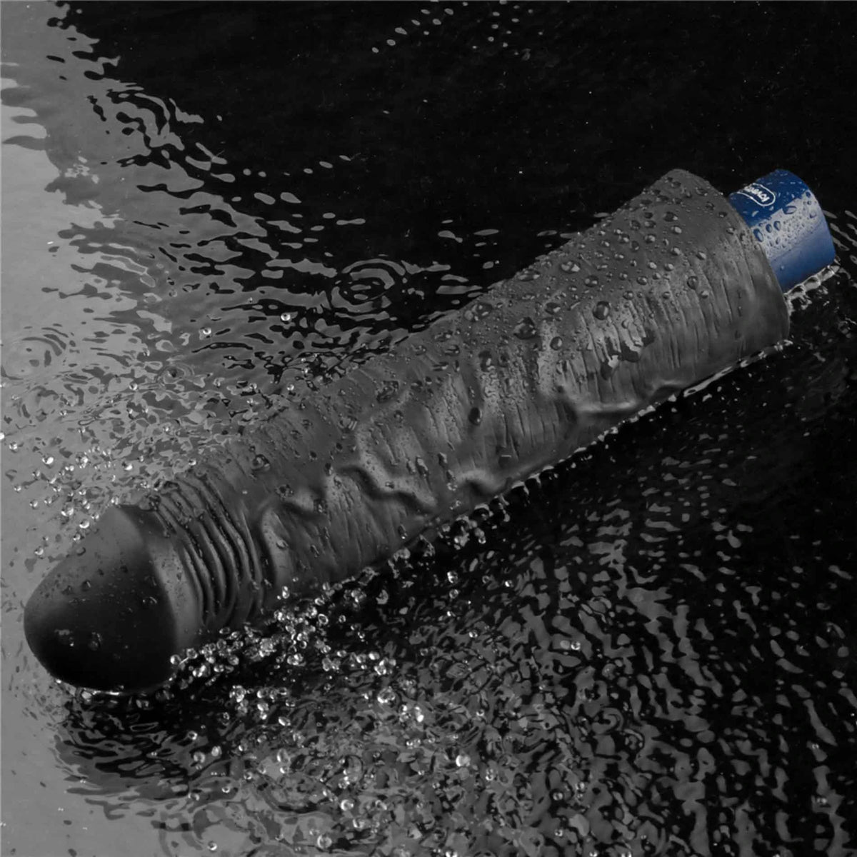 Dildó Softee 10 funkció – újratölthető, vibrációs, fekete 10-LV330222 | Lovetoy