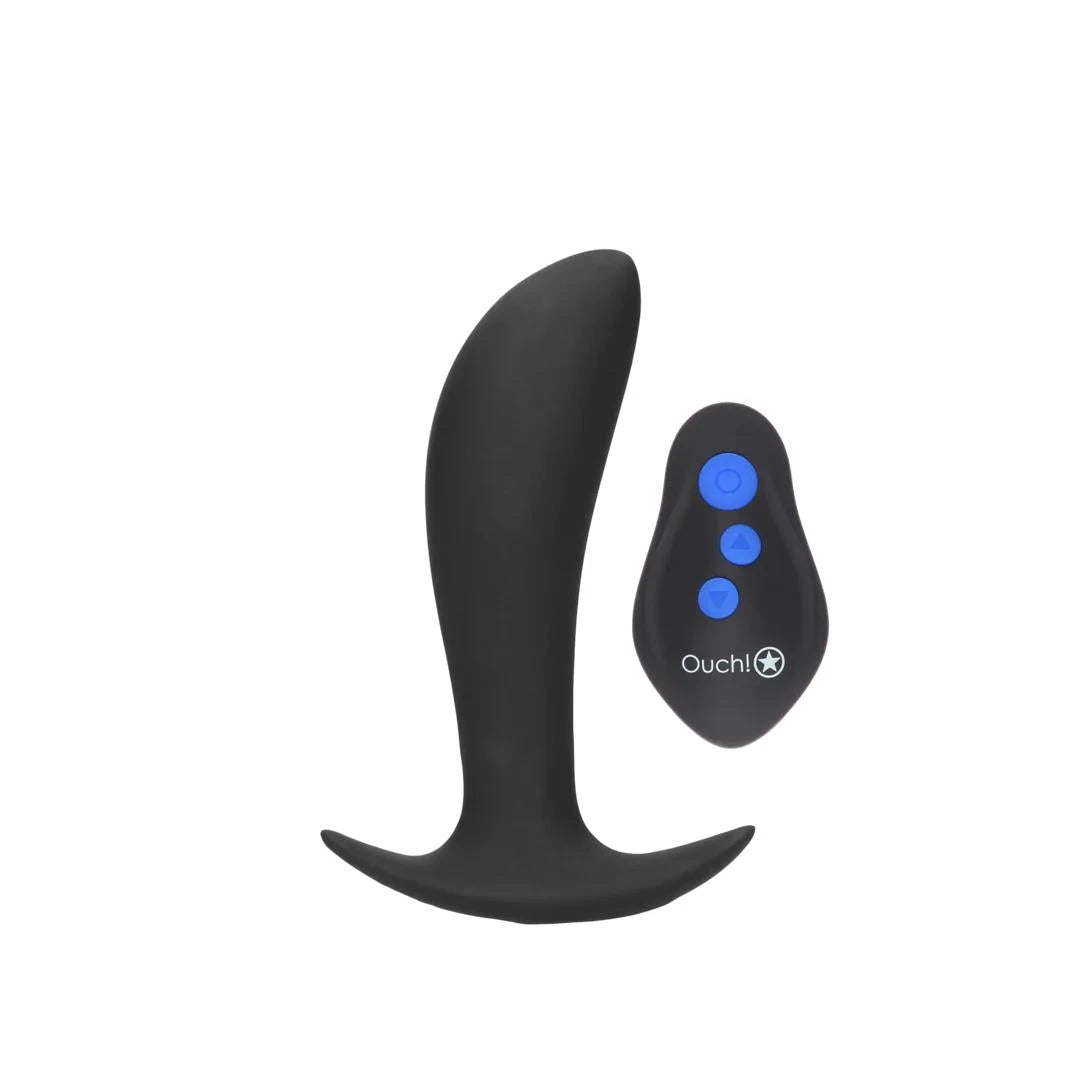 Plug anal vibrant E-stim