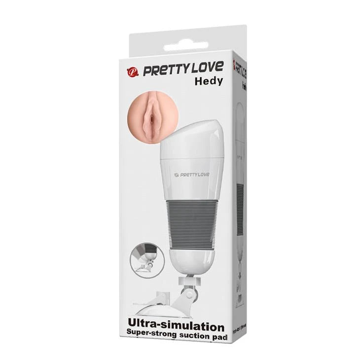 Masturbatore Hedy base – con ventosa, vibrante BM-00900T49N-3 | Pretty Love