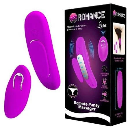 Stimolatore clitorideo Romance Lisa 12 funzioni – con telecomando, ricaricabile, fucsia | Pretty Love