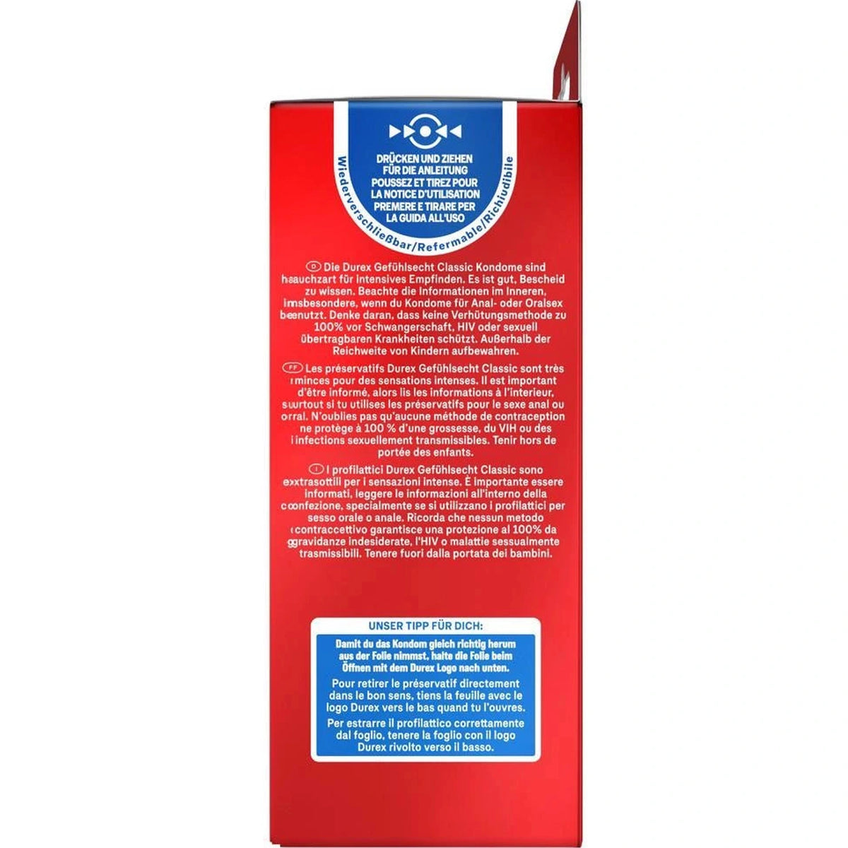 Preservativi Gefühlsecht 20.5 cm | Durex