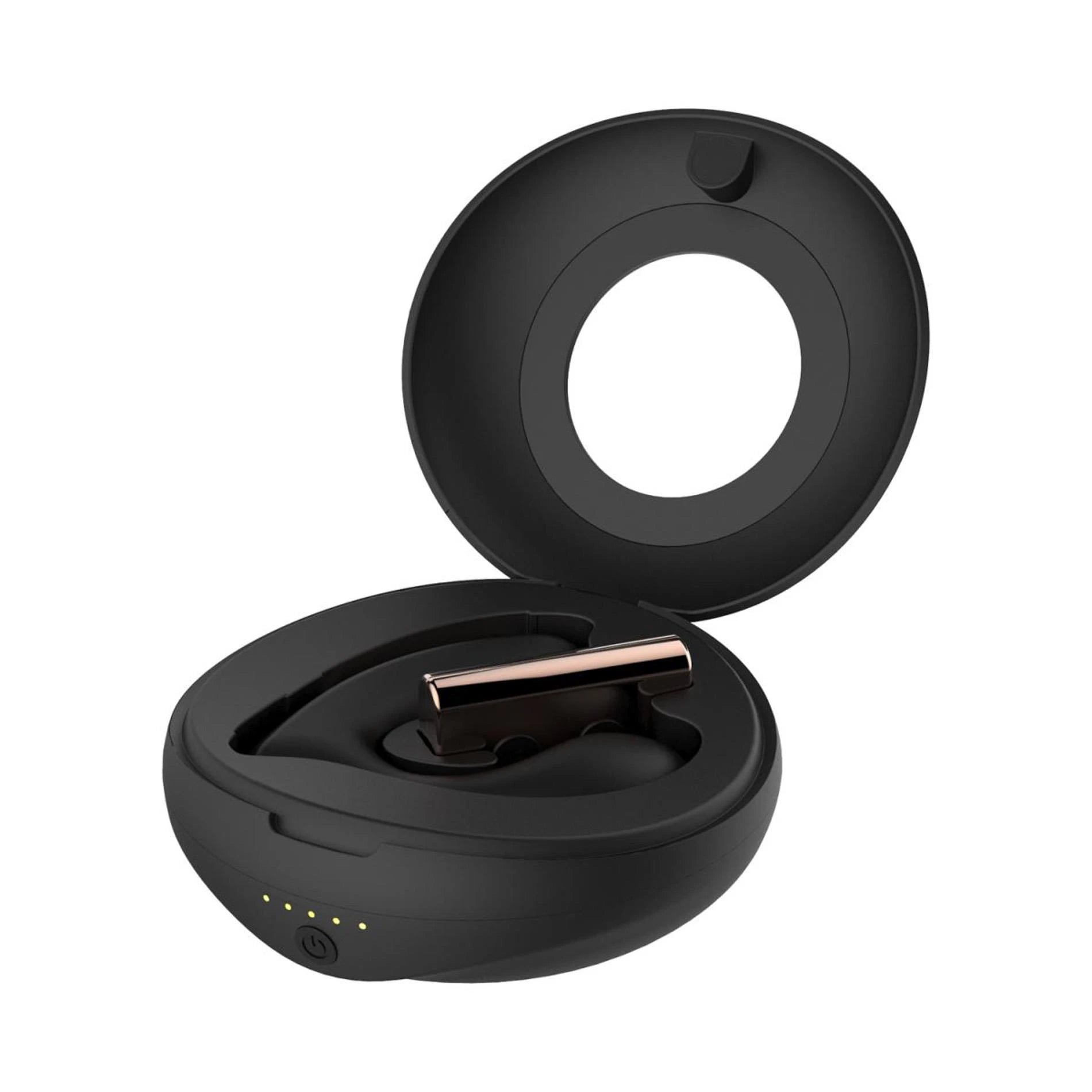 Rosy Gold – Wearable Vibrator with Luxury Charging Case – Black