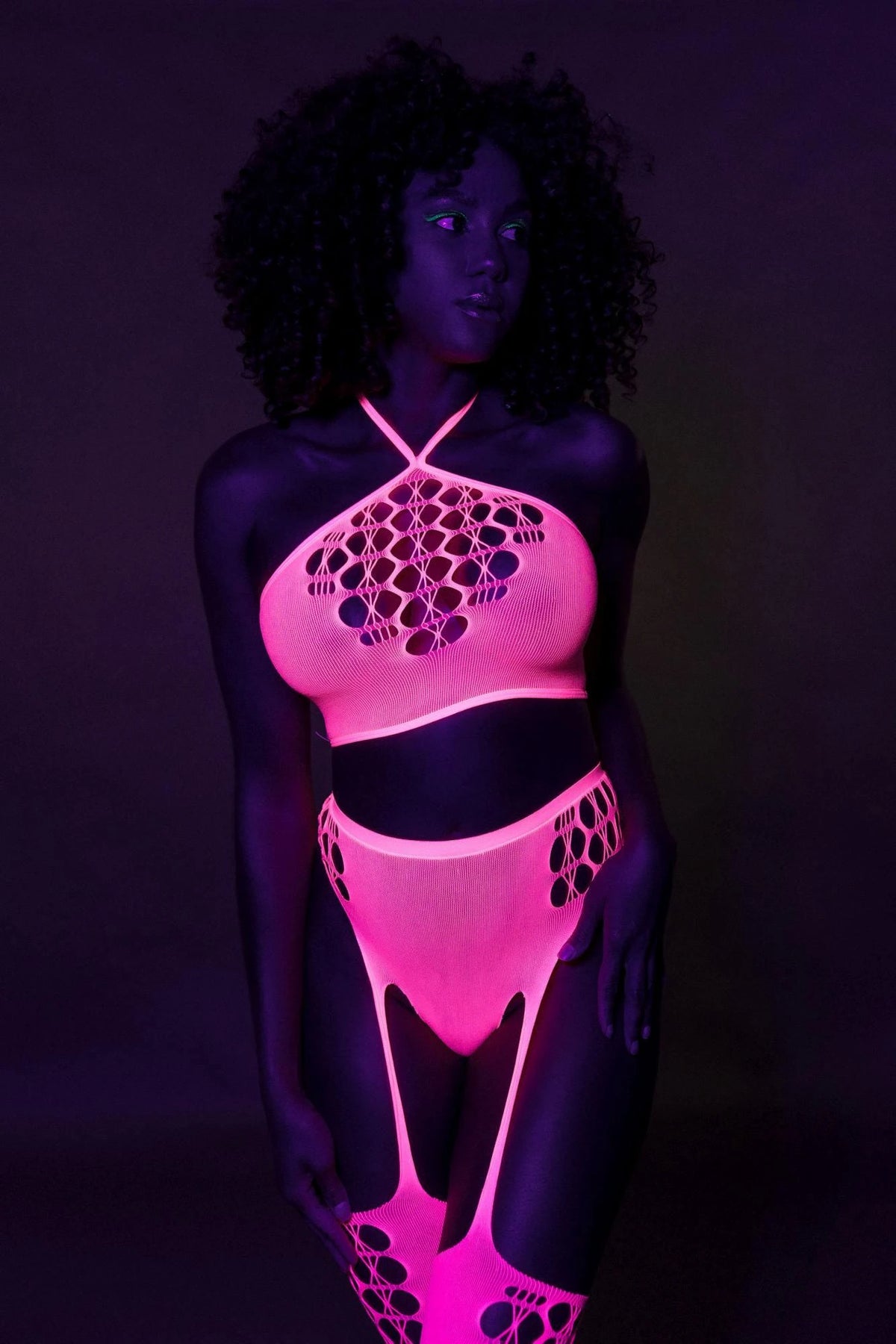 Meias Crop – rosa OU836GPNOS | Ouch!