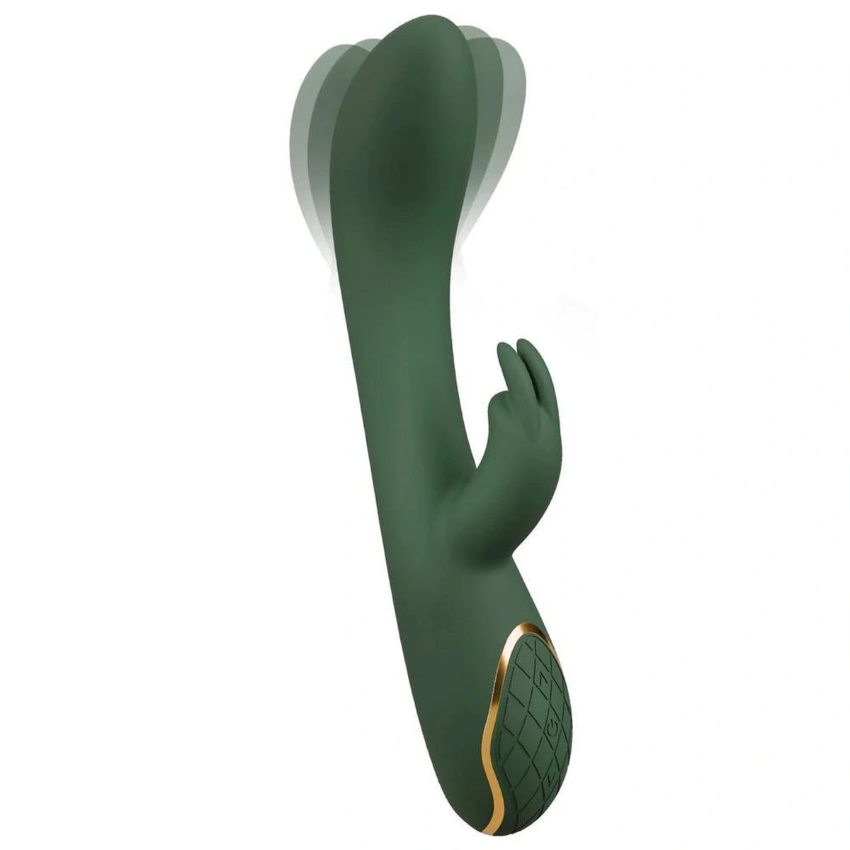 Rabbit-Vibrator Luxurious 10 Funktionen – wiederaufladbar, grün | Emerald Love