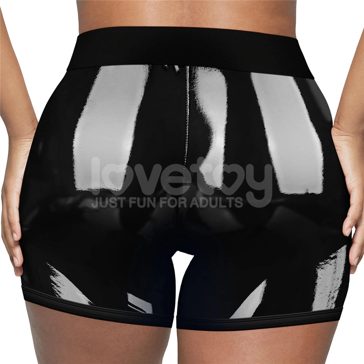 Felcsatolható hám Chic waist – vibrációs, fekete 10-LV715303B | Lovetoy