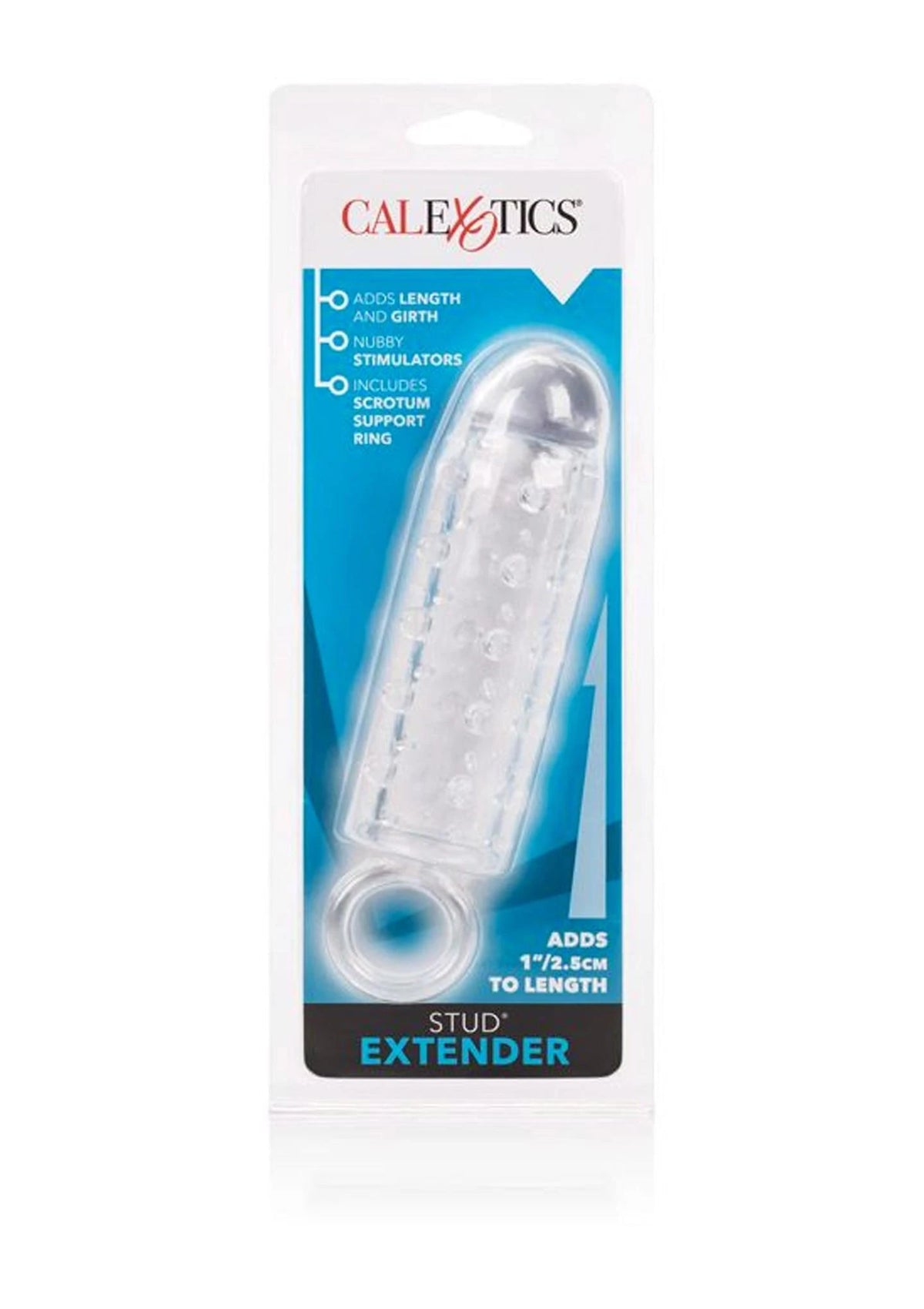 Capa para pénis Stud – transparente | Calexotics