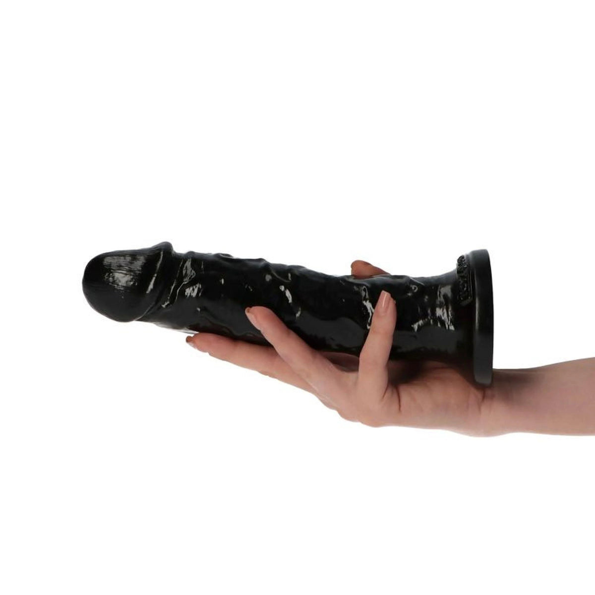 Dildo realistico Ottavio – con ventosa, in cyberskin, nero