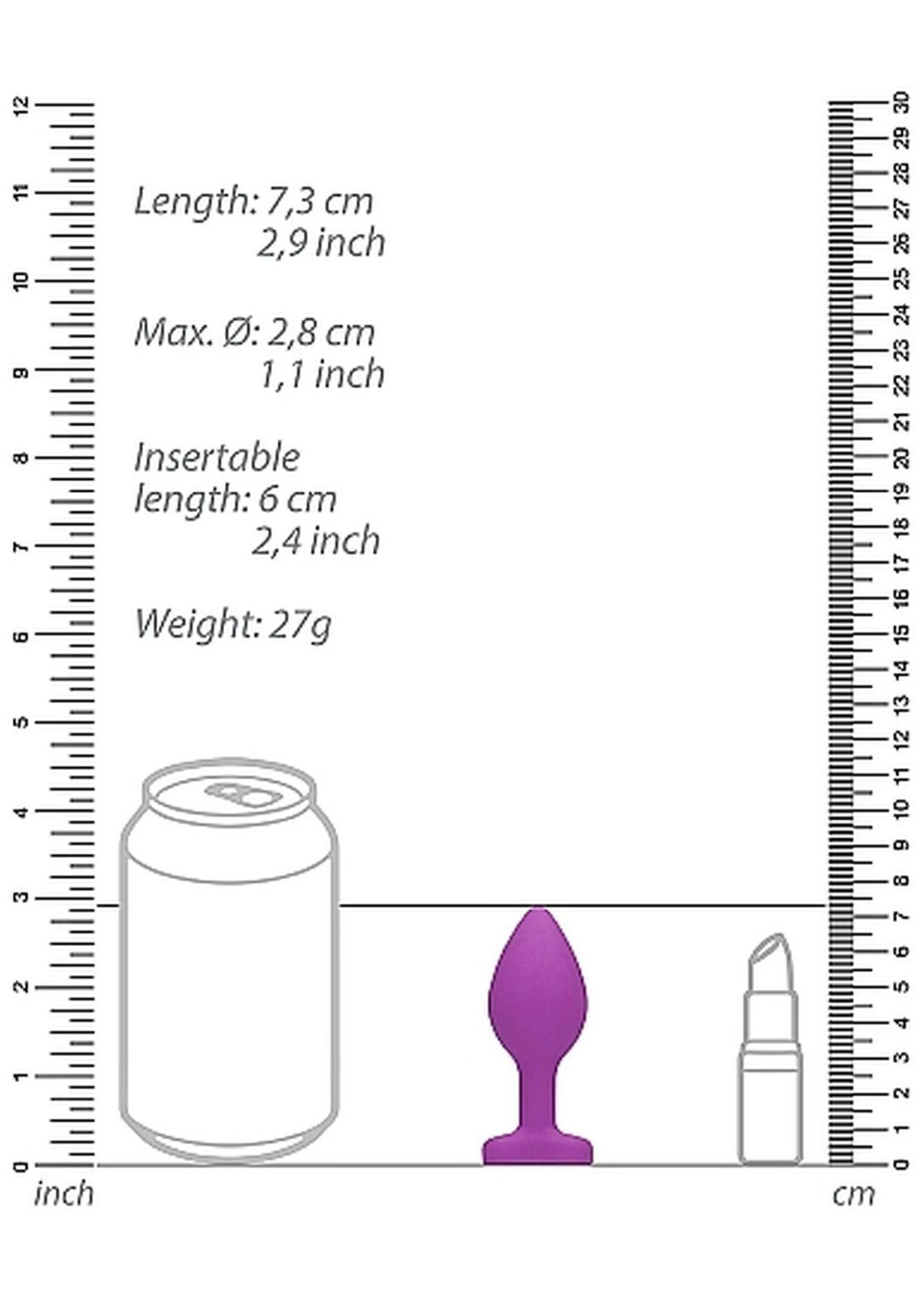Diamond Heart Butt Plug - Regular