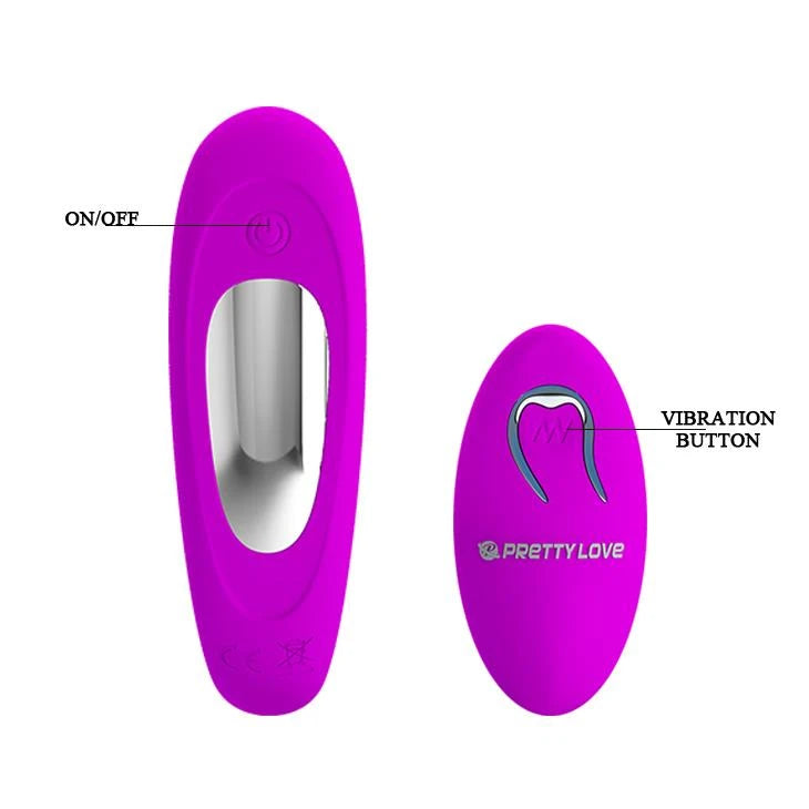 Stimulateur clitoridien Letitia 10 fonctions – avec télécommande, rechargeable, fuchsia | Pretty Love