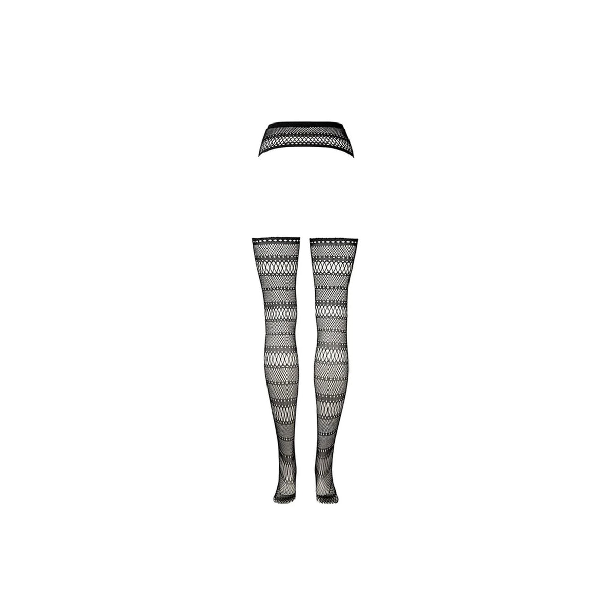 Meias Striped Pantyhose – preta | Le Désir