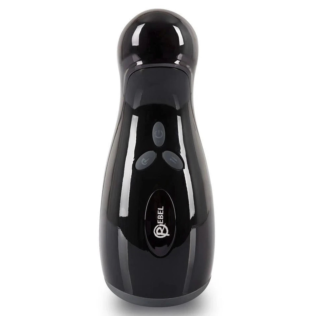 Masturbator 3 functions – rechargeable, black 20 cm | Rebel