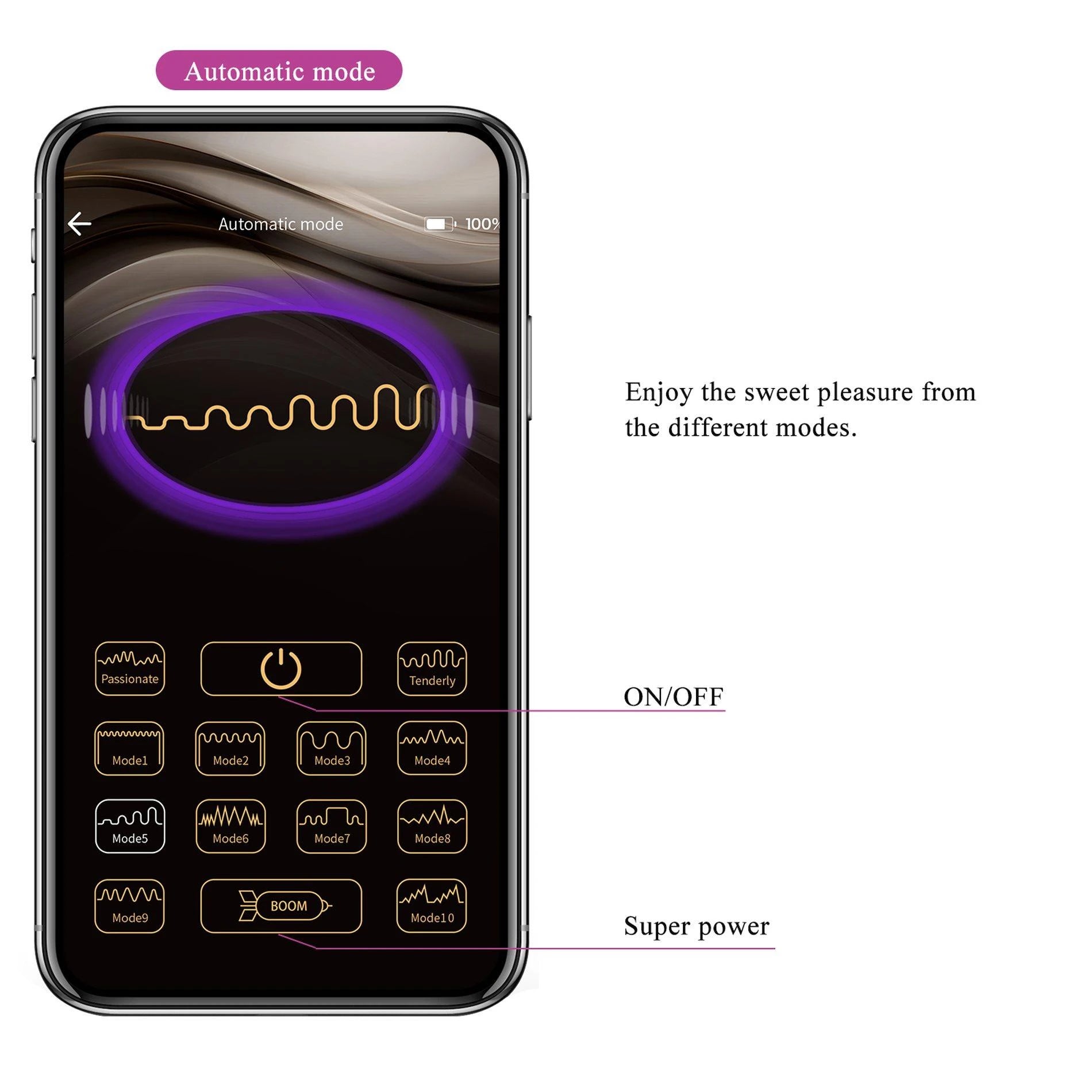 PRETTY LOVE - Catalina, 12 vibration functions Mobile APP Long-distance Control