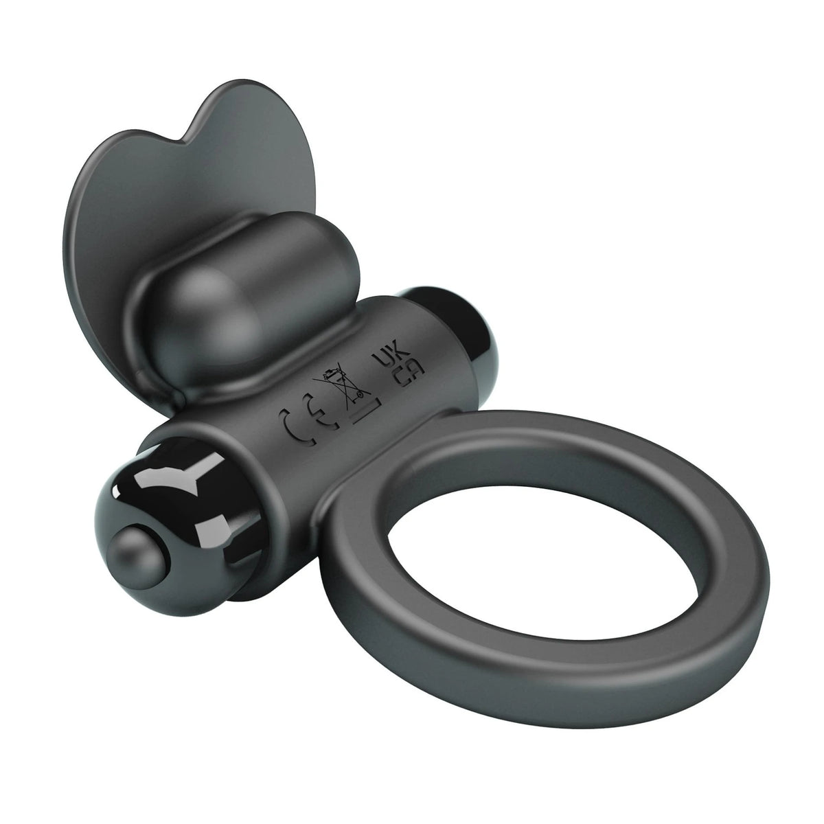 Anillo para el pene Vibrant Debonaire 10 funciones – vibrador, negro | Pretty Love
