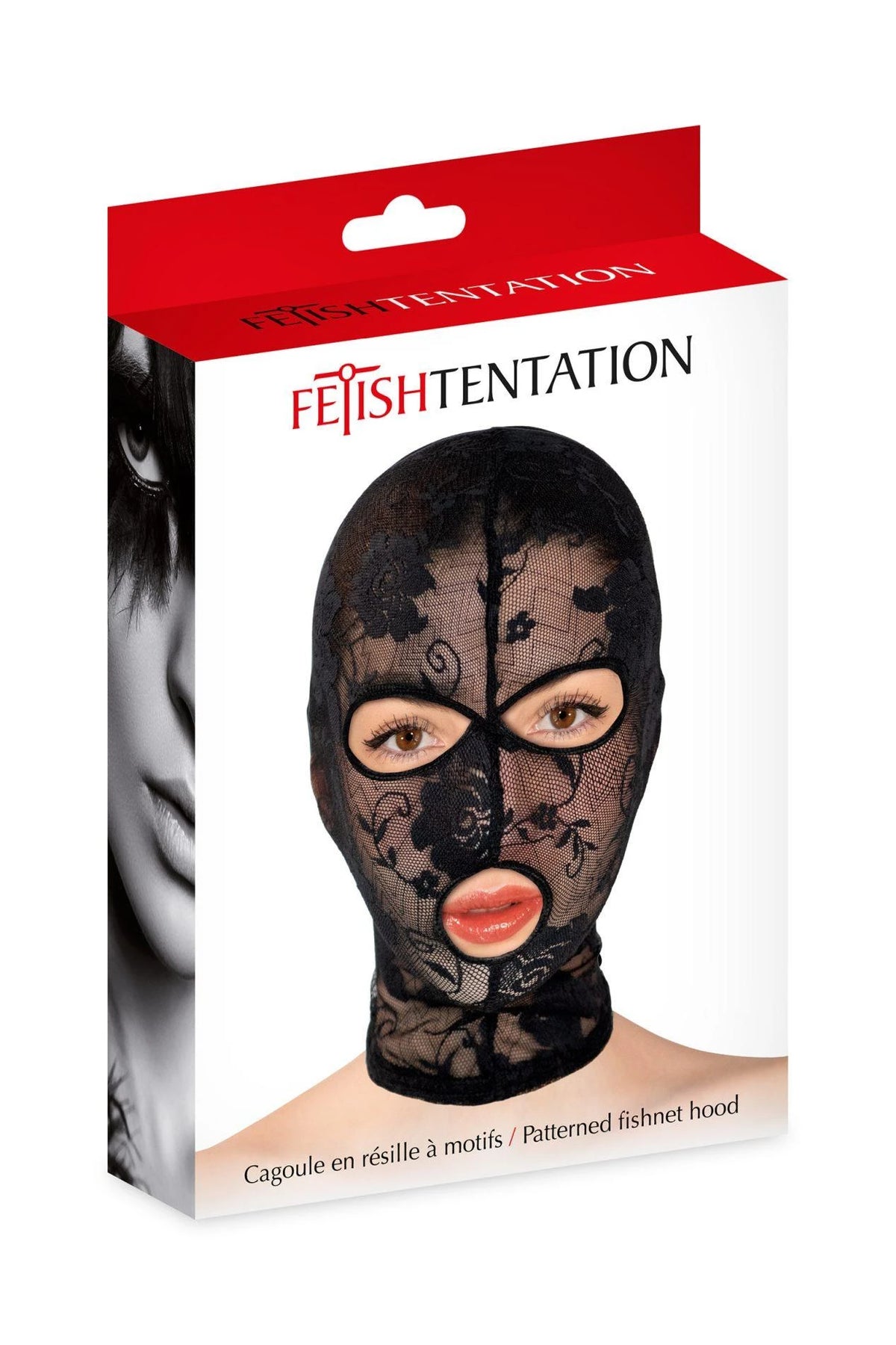 Máscara Cagoule resille motifs | Fetish Tentation