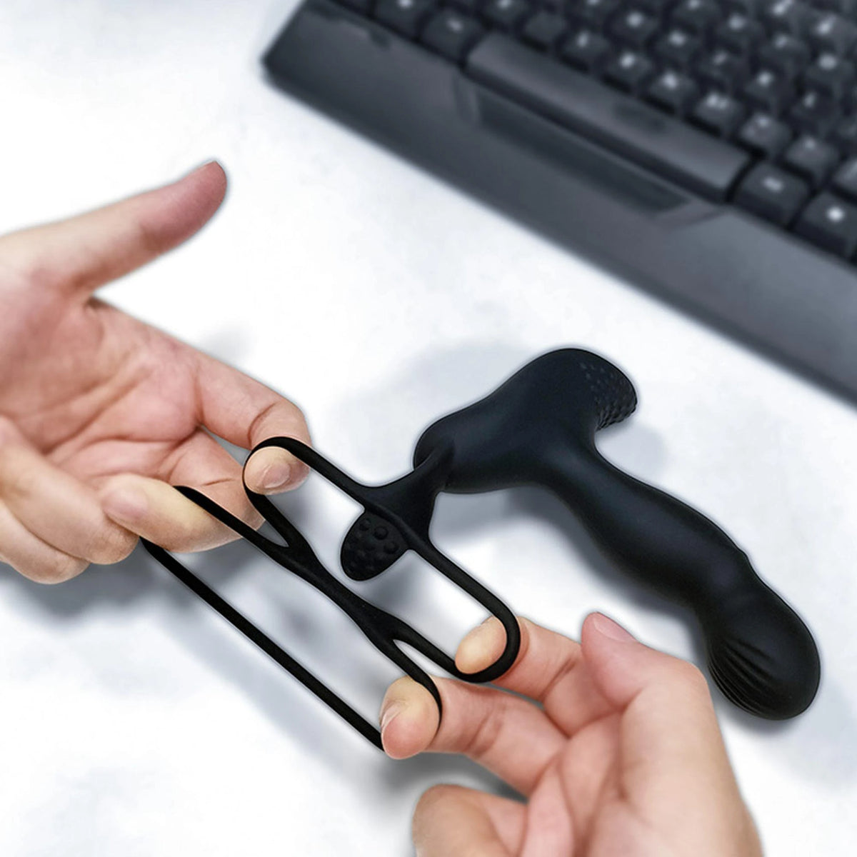 Massaggiatore prostatico 7 funzioni – con telecomando, ricaricabile, nero | Favorites