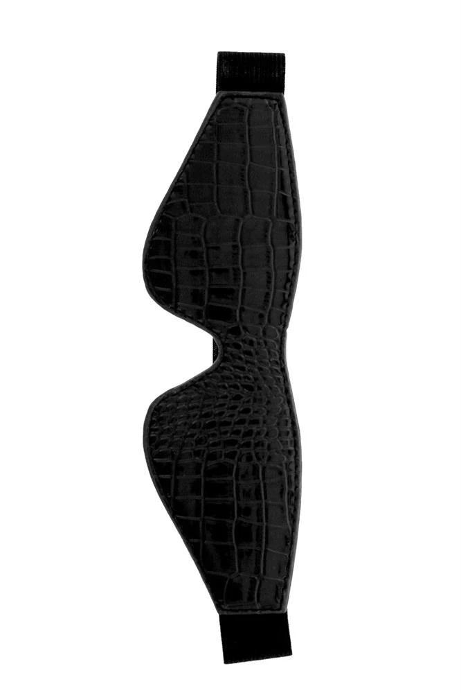 Maschera Blaze Blindfold Croco – nera | Dream Toys