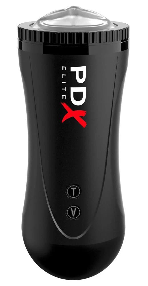 Masturbatore Moto Stroker 5 funzioni – ricaricabile, nero | PDX Elite