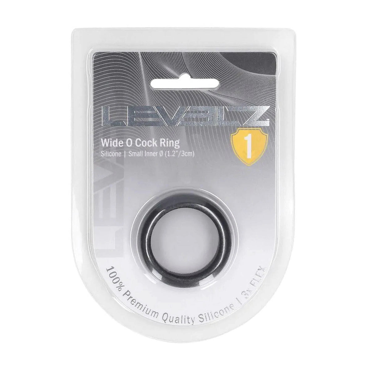 Anello fallico Wide – nero 36-LVL01-0009BLK | Levelz