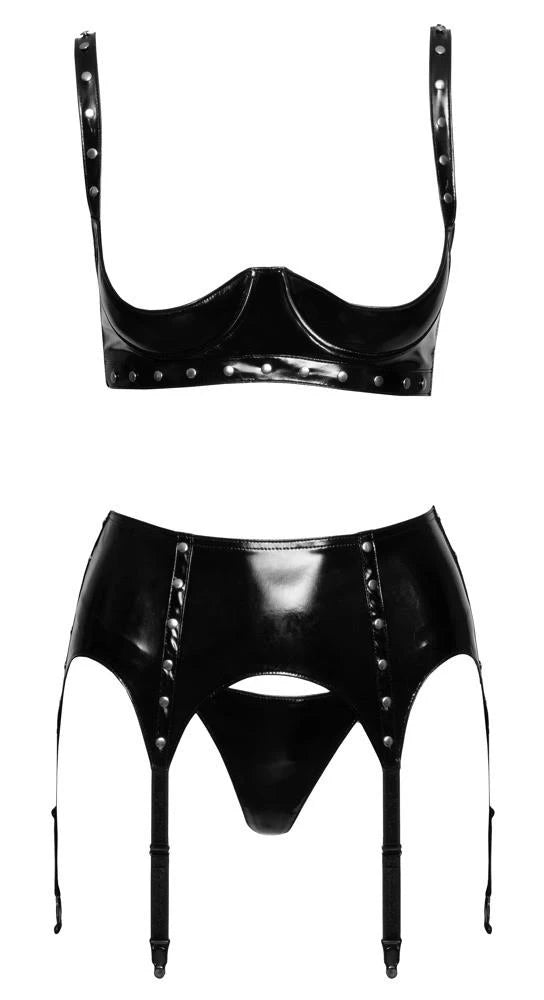 Ensemble soutien-gorge moulé en vinyle T. M