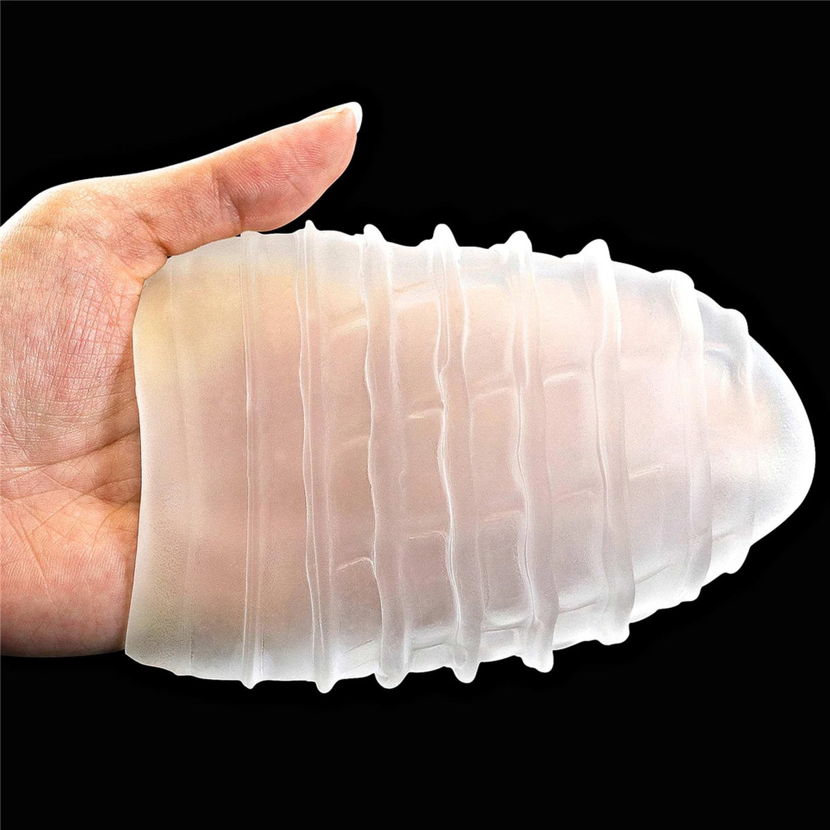 Masturbatore Giant Grind Ripples 13 cm – vibrante, viola | Lovetoy