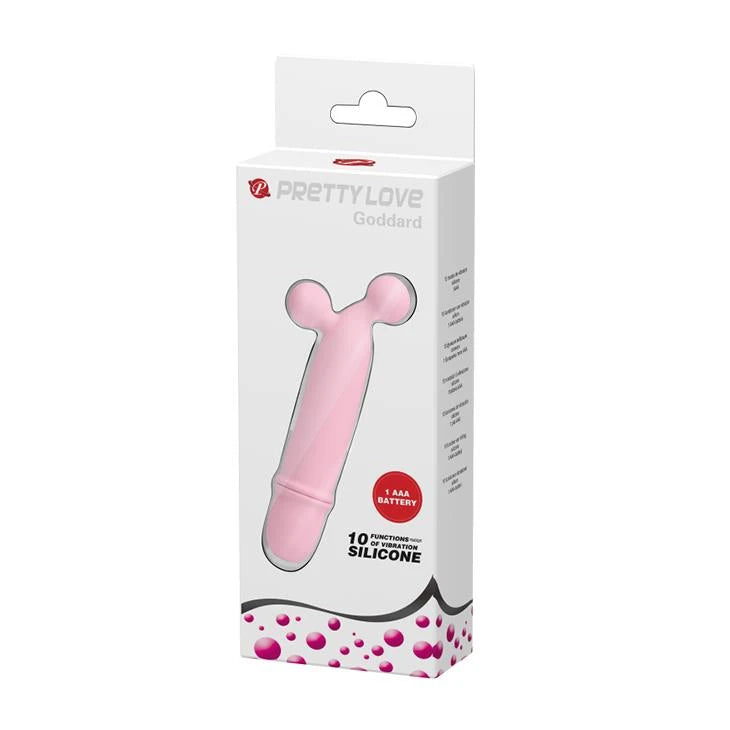 Mini vibrátor Goddard 10 funkció – rózsaszín | Pretty Love