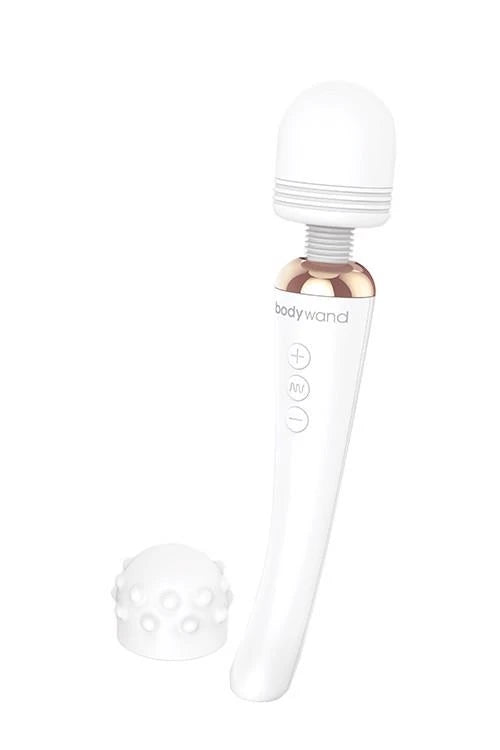 Massaggiatore wand Curve 8 funzioni – ricaricabile, bianco | Bodywand