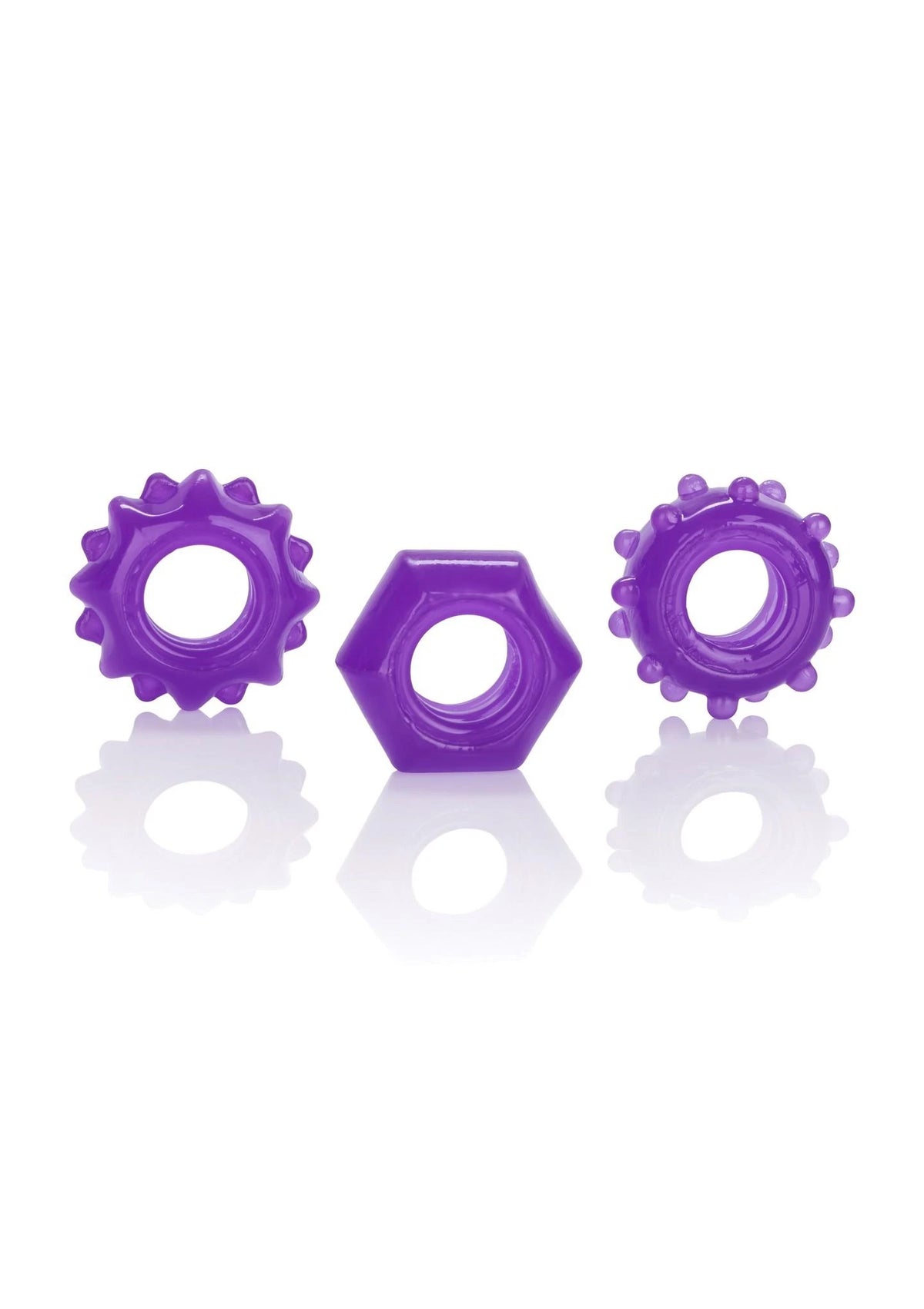 Anello fallico Reversible – viola | Calexotics