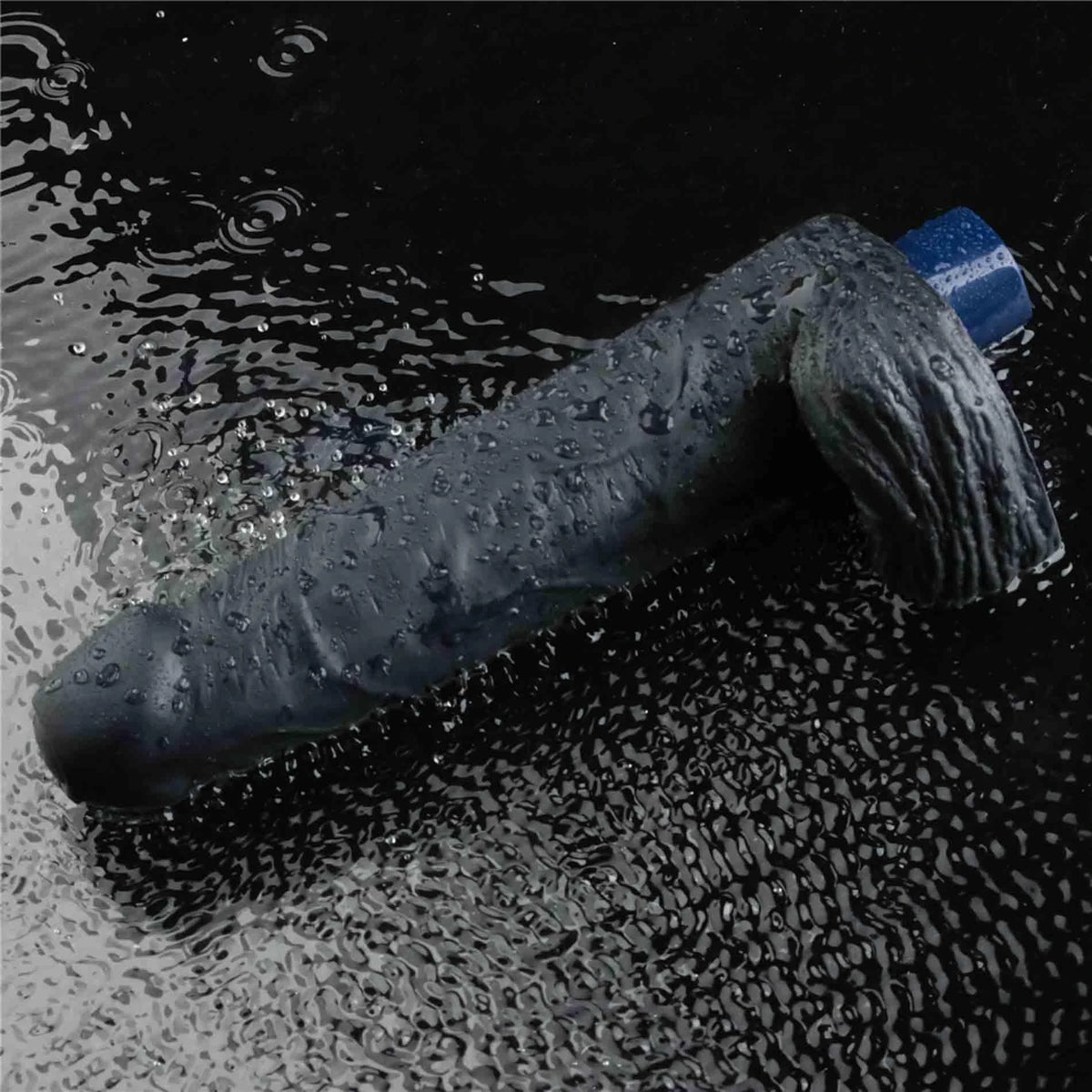 Consolador Softee 10 funciones – recargable, vibrador, negro 10-LV330221 | Lovetoy