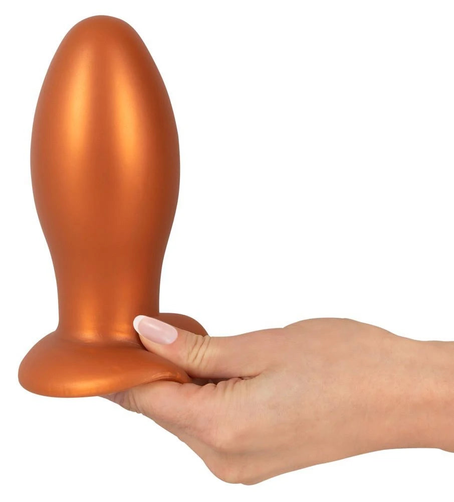 Plug anale 16 cm – con ventosa, marrone | ANOS