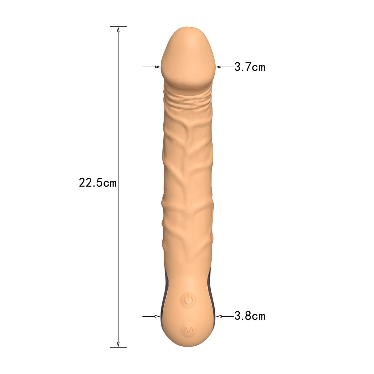 Vibrador clássico Jump 10 funções – recarregável, nude | Favorites