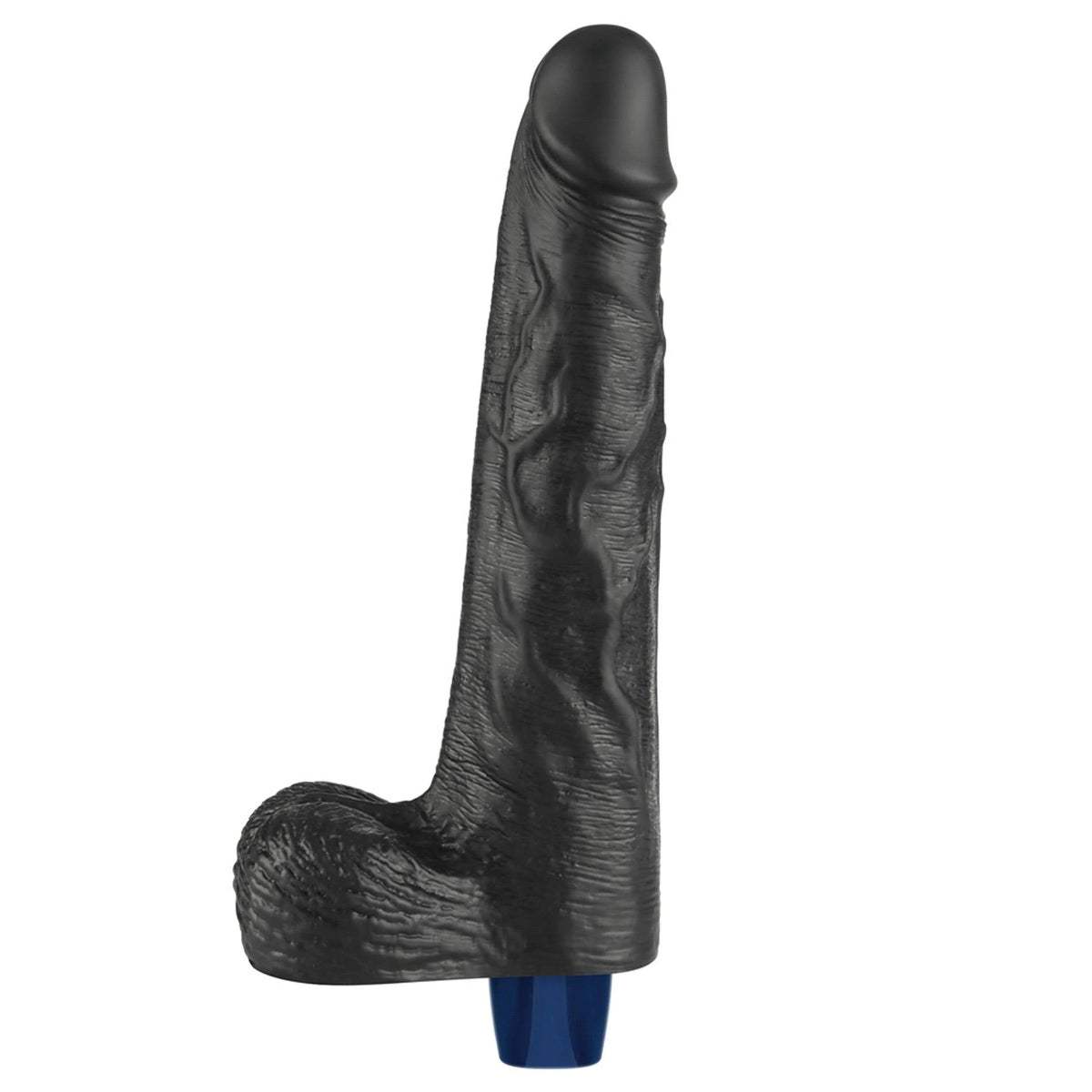 Dildó Softee 10 funkció – újratölthető, vibrációs, fekete 10-LV330223 | Lovetoy