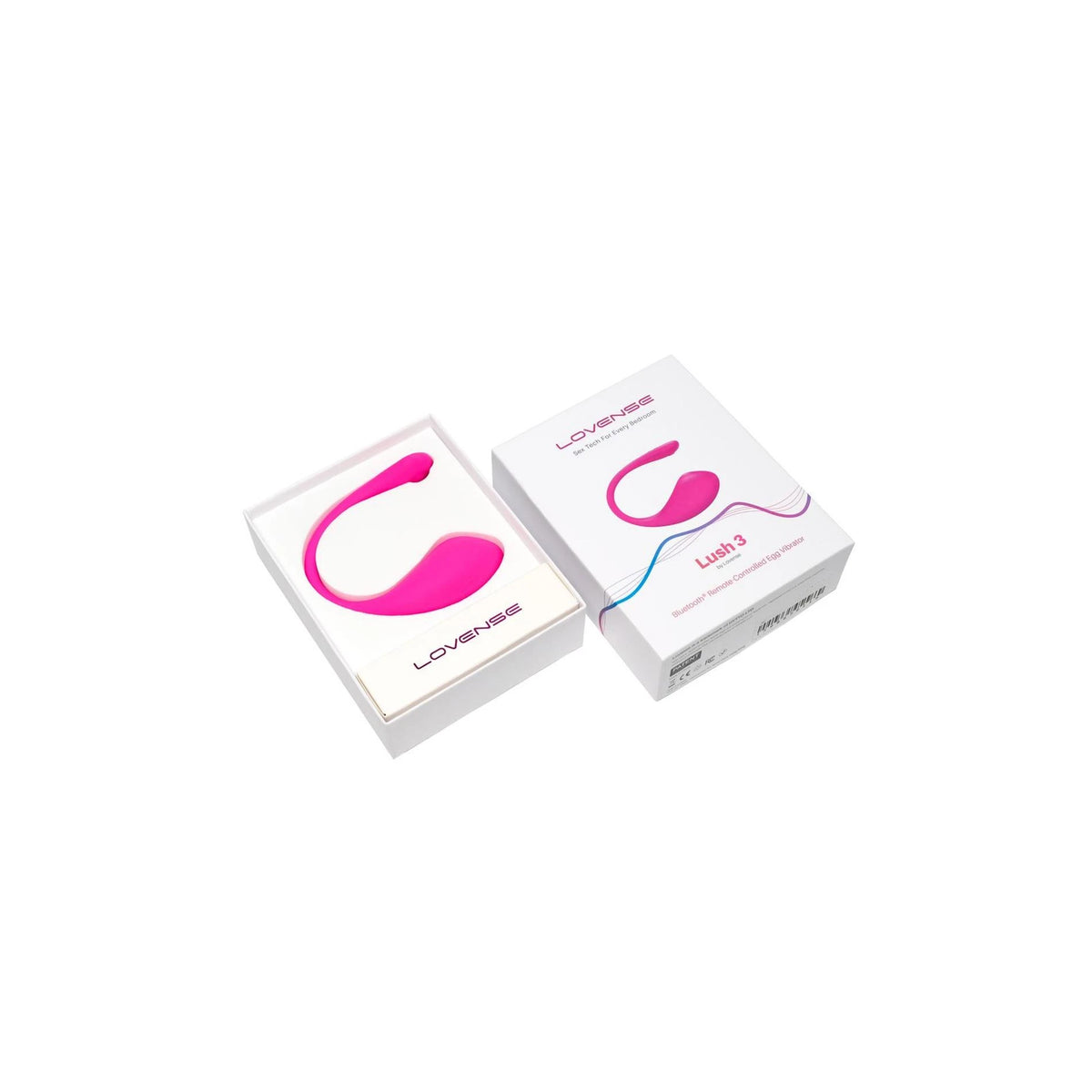 Huevo vibrador Lush 3 4 funciones – control por app, rosa | Lovense