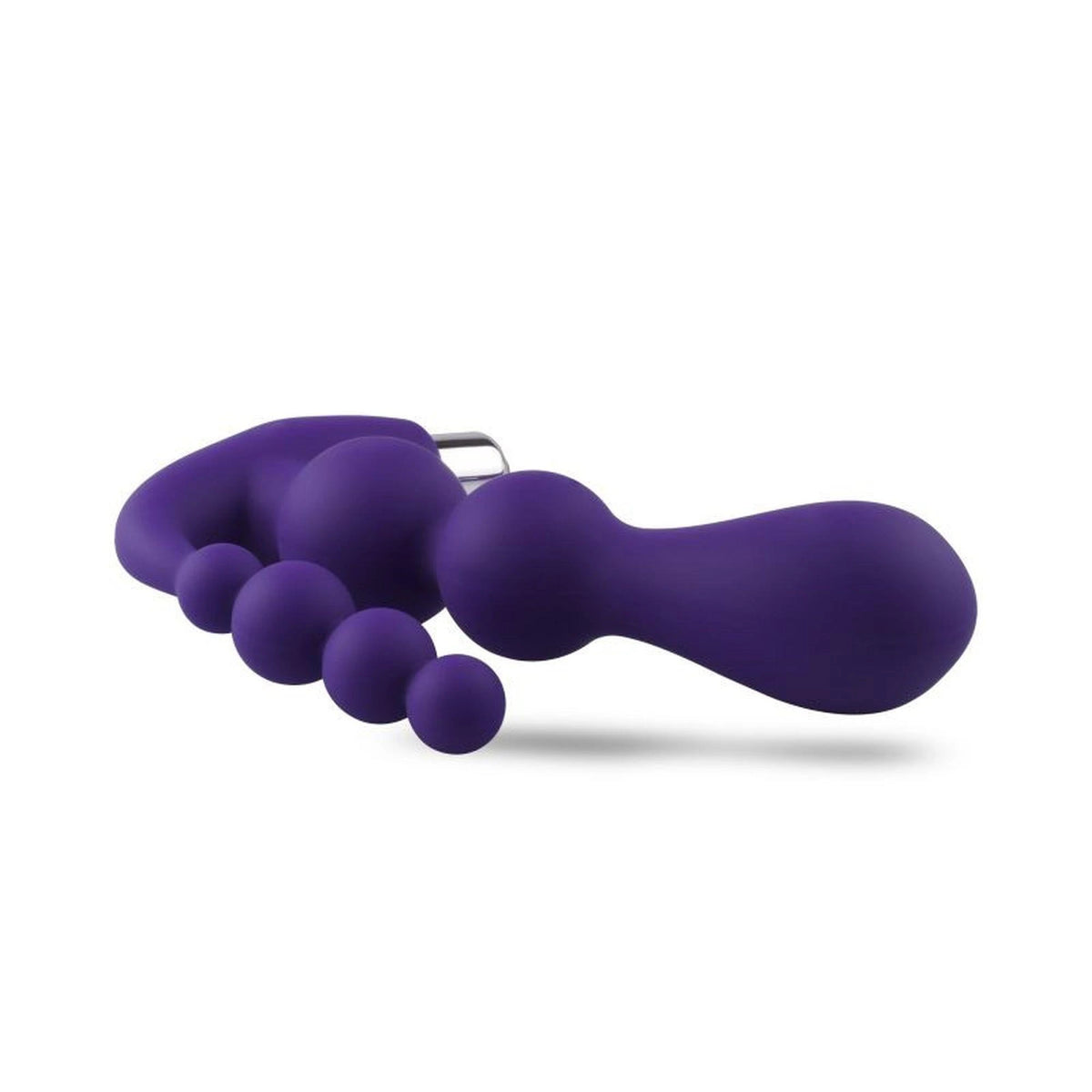 Dildo Fallo doppia stimolazione – vibratório, roxo