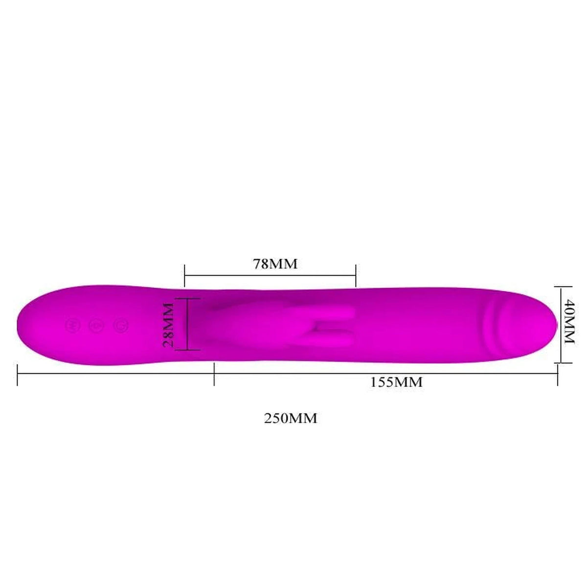 Vibratore rabbit Byron 7 funzioni – ricaricabile BW-069001 | Pretty Love
