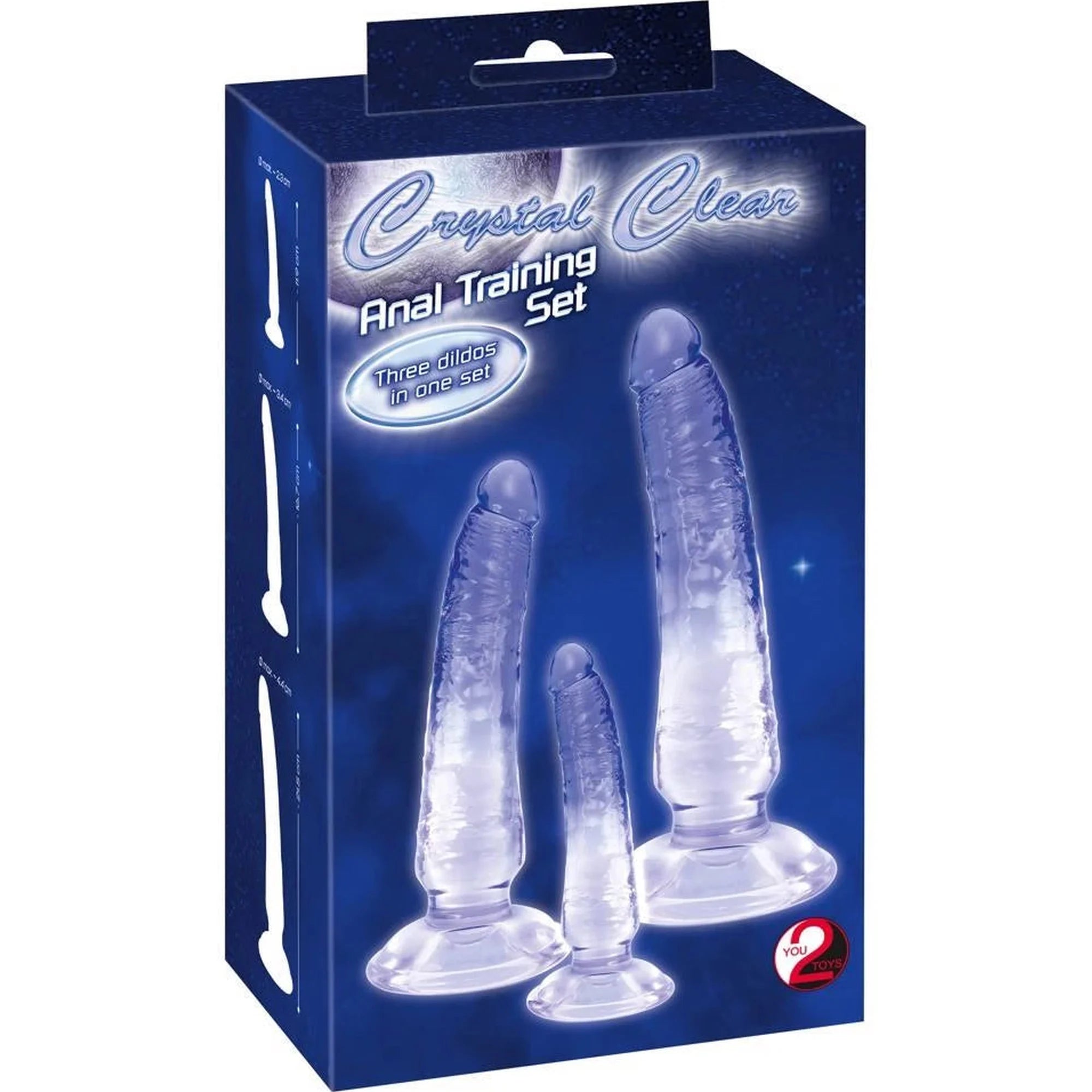 Lot de 3 godemichets naturels