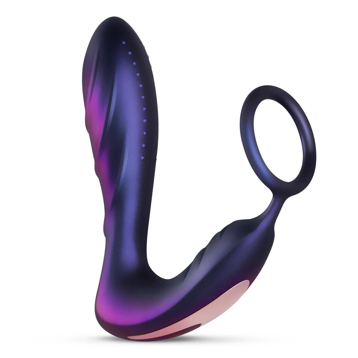 Anal vibrator Hueman Hole 4 speeds – remote control, rechargeable, black | EasyToys