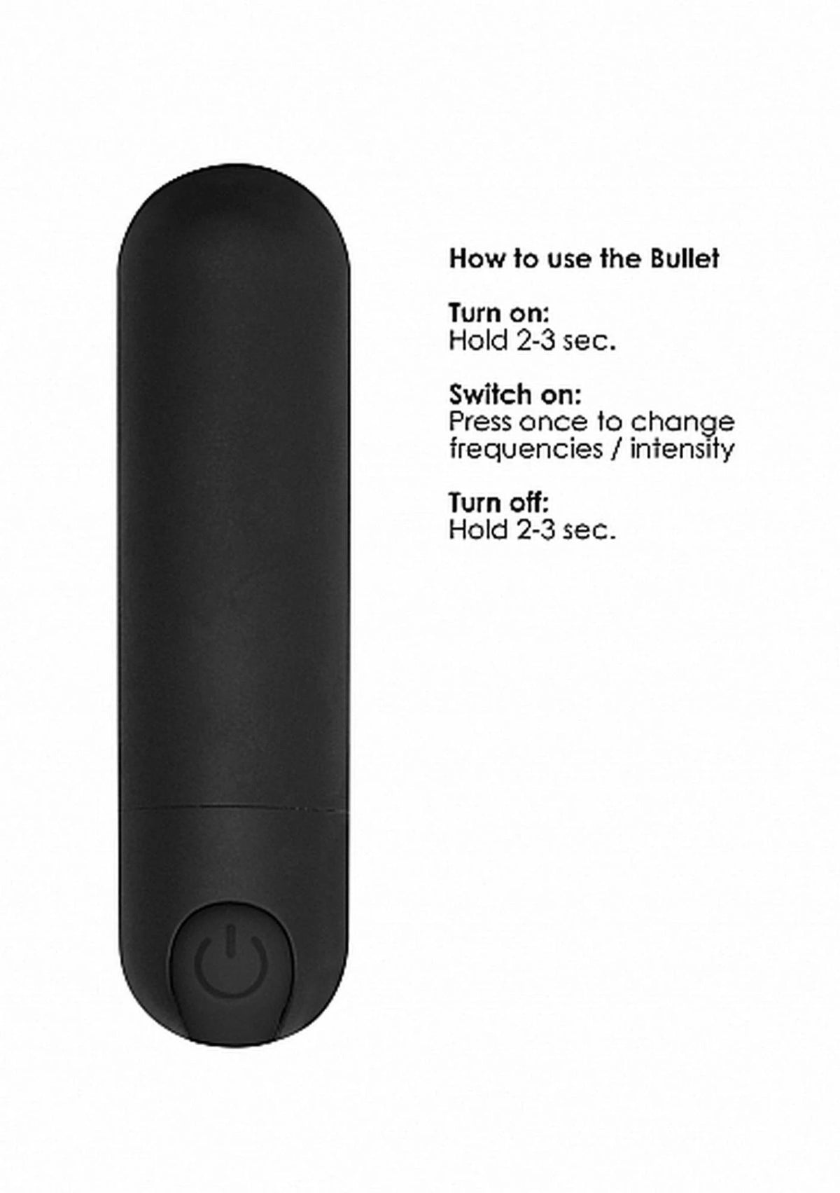 Bullet-Vibrator 10 Funktionen – wiederaufladbar, schwarz | Be Good Tonight
