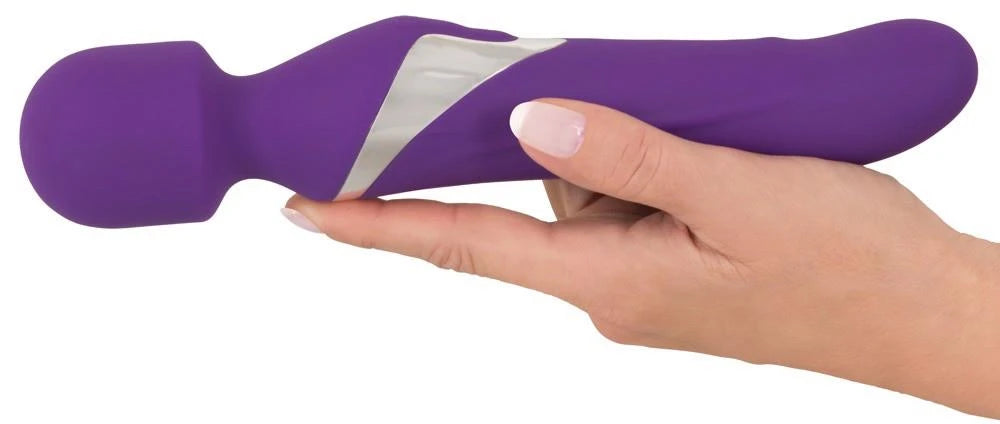 Massaggiatore wand Pearl 7 funzioni – ricaricabile, viola | JAVIDA