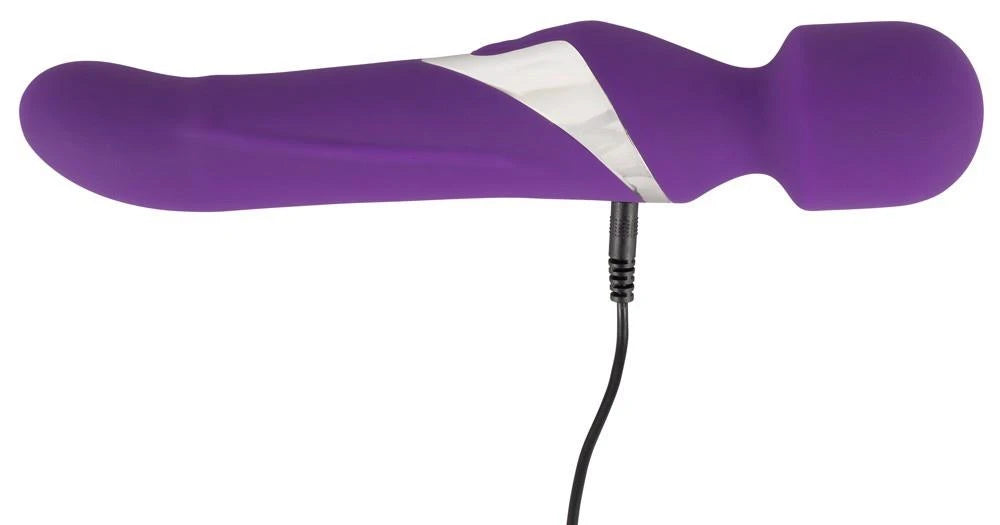 Massaggiatore wand Pearl 7 funzioni – ricaricabile, viola | JAVIDA