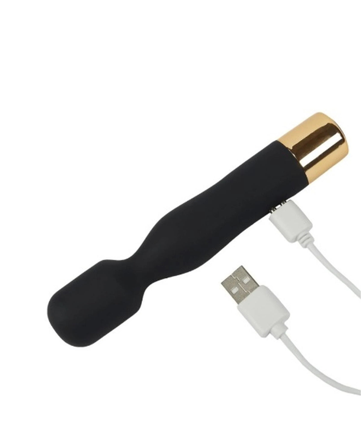 Masajeador wand 7 funciones – recargable, negro | Favorites