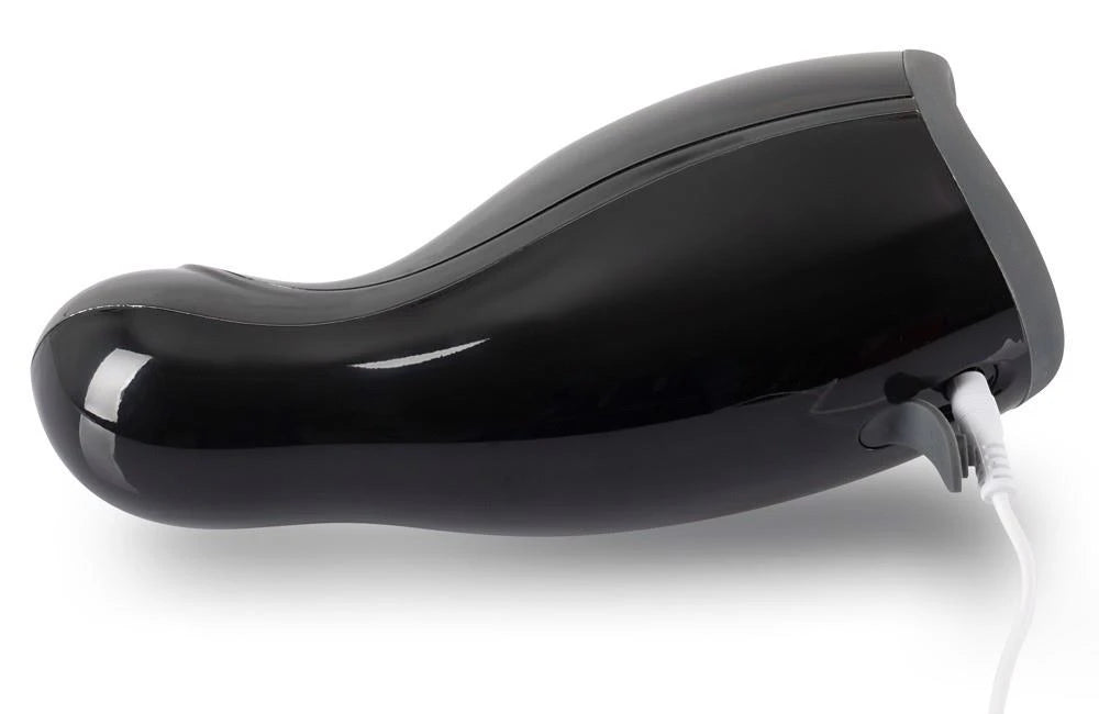 Masturbator 3 functions – rechargeable, black 20 cm | Rebel