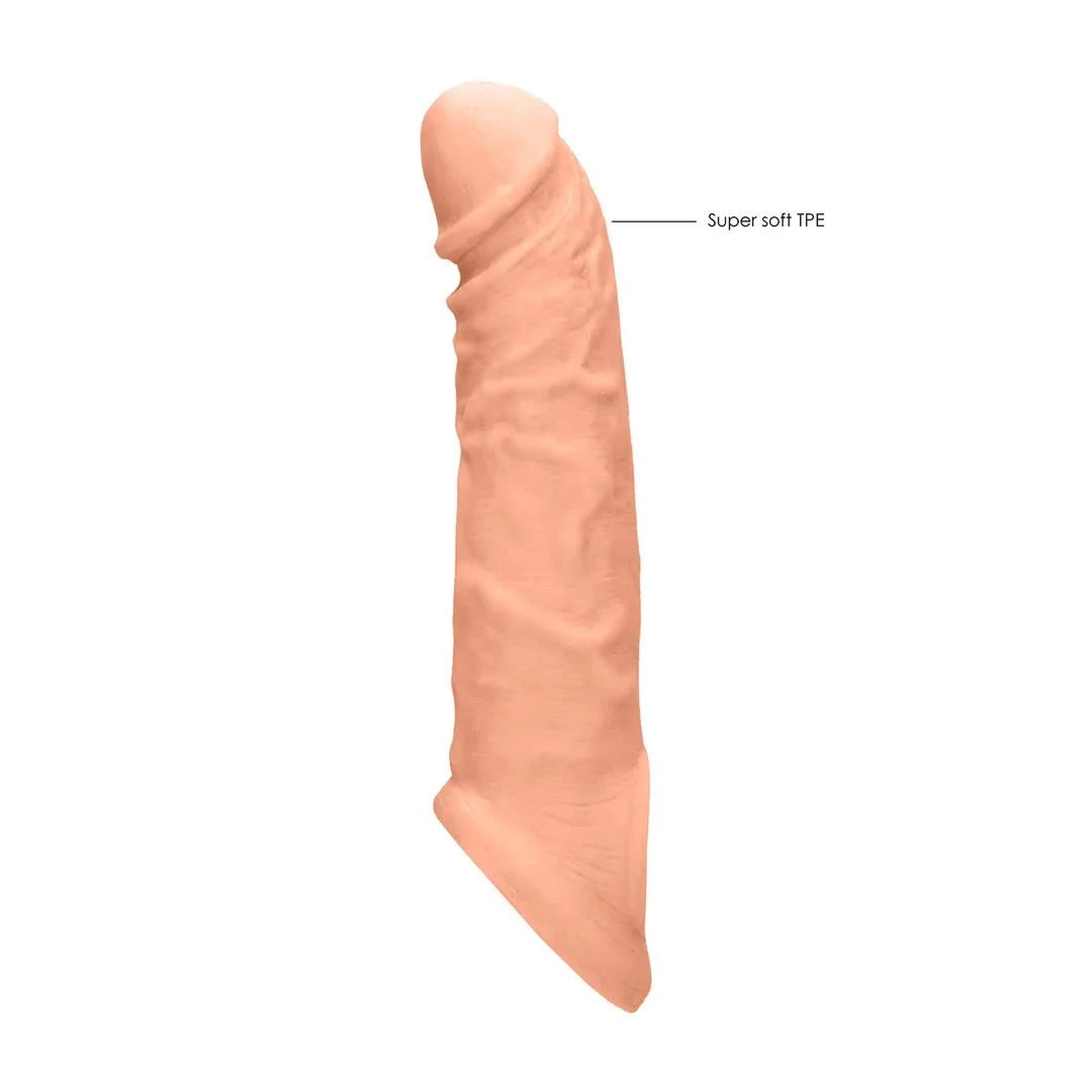 Funda para el pene Sheath 21.9 cm – con calor, nude | RealRock